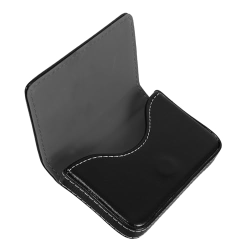 NUOBESTY Visitenkartenbox Tragbarer Kartenhalter Ausweis Organizer aus PU Leder Magnetverschluss für Männer und Frauen von NUOBESTY