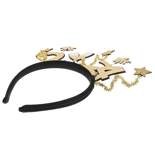 NUOBESTY Year Stirnband Pailletten Kopfschmuck Leicht und Bequem für Silvesterparty Karneval und Cosplay Geeignet Geschenkidee für Familie und von NUOBESTY