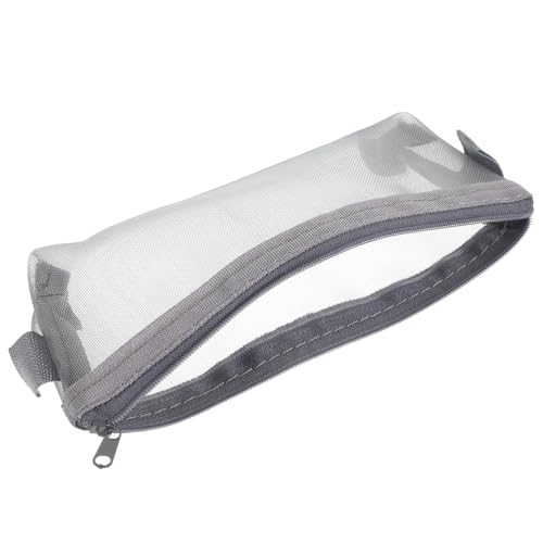 NUOBESTY Schreibwarentasche Bleistift-Organizer Aus Netzstoff Große Kapazität Bleistiftbeutel Für Schulbedarf Büro von NUOBESTY