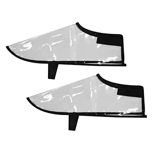 NUOBESTY wasserdichte Wiederverwendbare Überschuhe Transparent rutschfest Schmutzabweisend Outdoor Regenschutz Schuhüberzieher Leicht Anzuziehen Mittlere von NUOBESTY