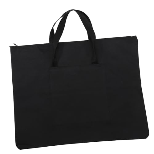 NUOBESTY wasserdichte Zeichnungstasche mit Dickem Griff und Stabilem Metallreißverschluss Großes Fassungsvermögen für Malutensilien Hand Schultertragbar für Schüler und Lehrer von NUOBESTY