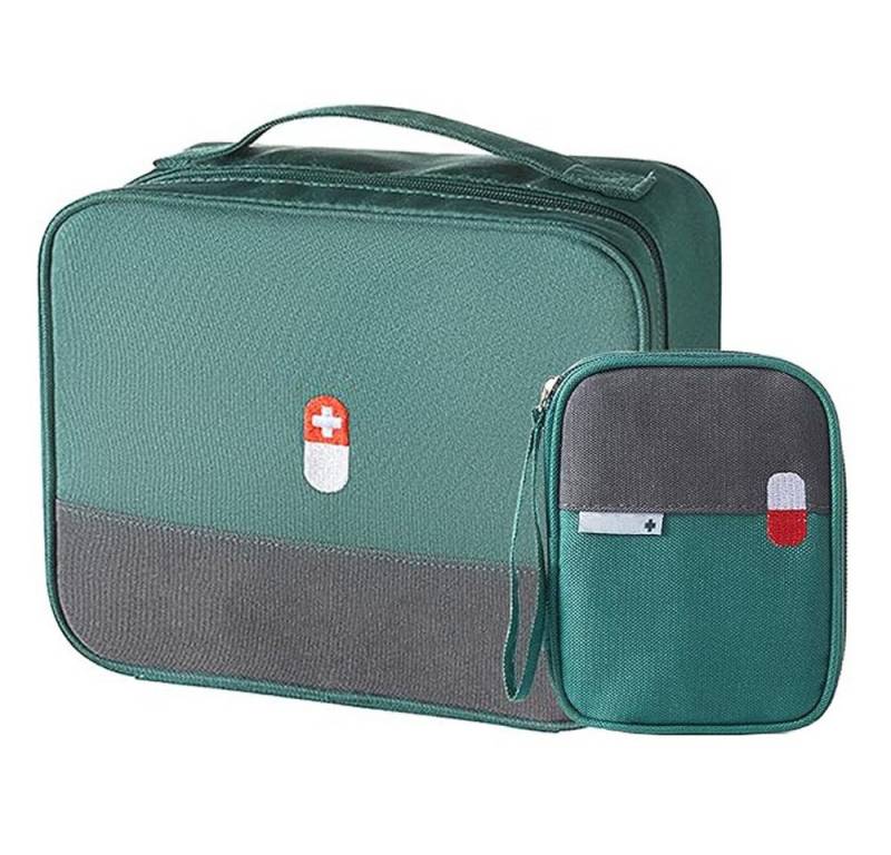 NUODWELL Arzttasche 2 Stück Medikamententasche, Tragbar Wasserdichte Reiseapotheke Tasche von NUODWELL