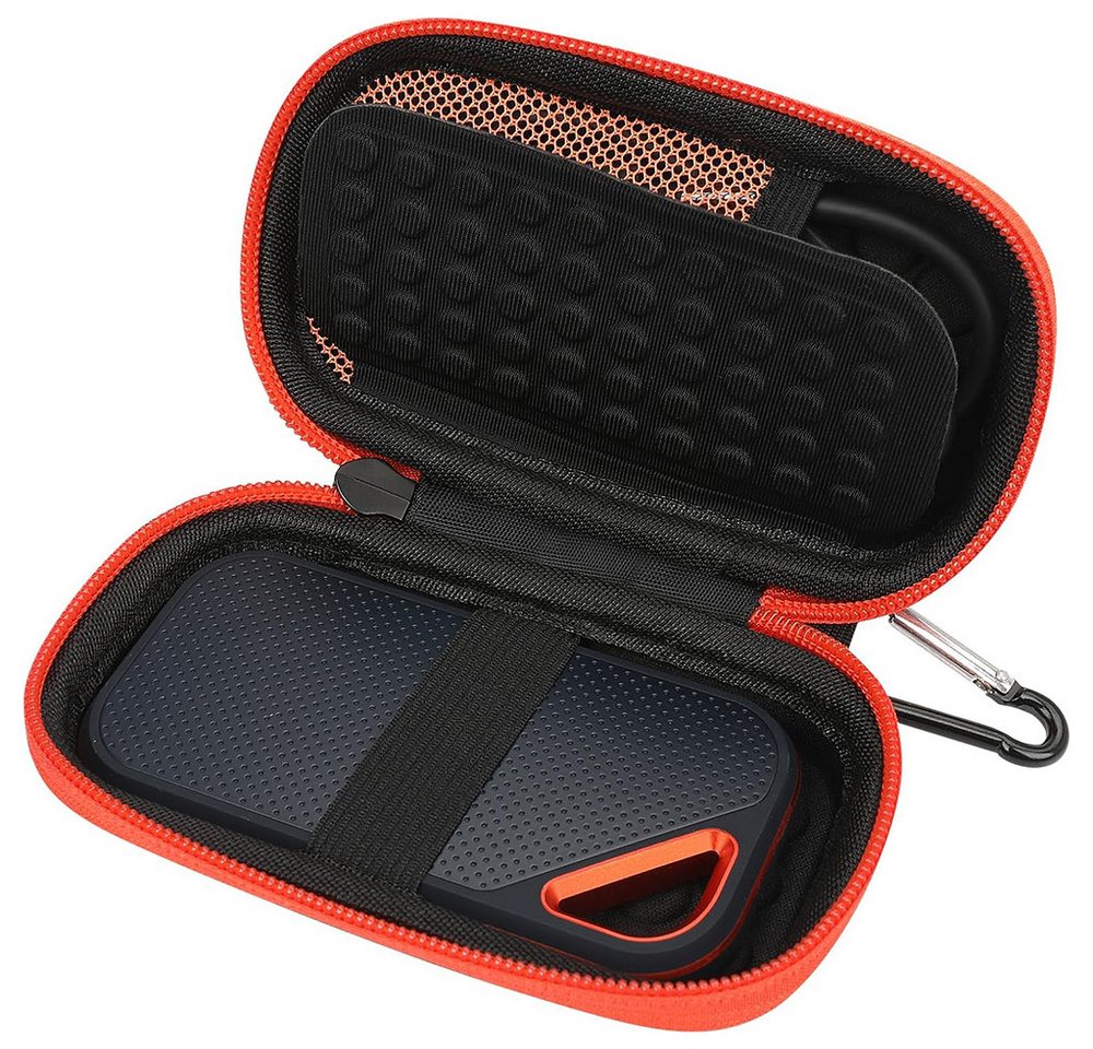 NUODWELL Festplattentasche Tasche Hülle für SanDisk Extreme PRO, Hart Reise Tragen Etui Case, Für SanDisk Extreme PRO/SanDisk Extreme Portable SSD Festplatte von NUODWELL