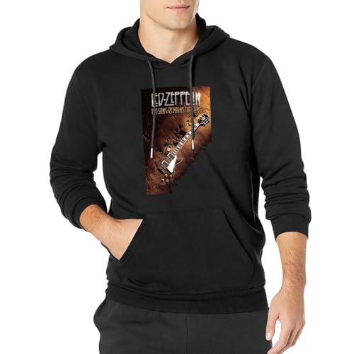 NUOKANG Led Tour Zeppelin Hooded Men Long Sleeve Unique Humor Hoodie Tshirt 100% Cotton Tops Graphic Funny Hoodies Tops Pullover Hoodys Black 3XL von NUOKANG