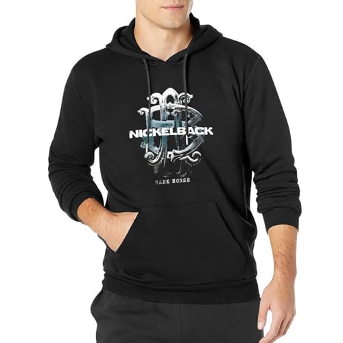 NUOKANG N-I-C-K.E.L.B.A.C.Ks Band Hoodies Canada Metal Rock Hoody Black XXL von NUOKANG
