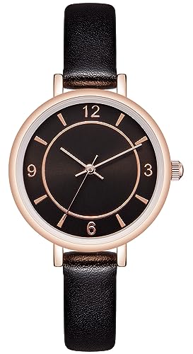 NUOVO Damen Quarzuhr Elegante Quarzuhr Modedesign Klassisches Schwarzes Leder NUOVO Damen Quarzuhr Elegante Quarzuhr Modedesign Klassisches Schwarzes Leder von NUOVO