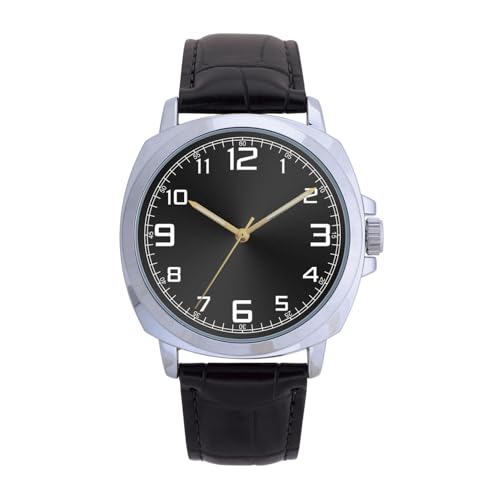 NUOVO Klassische Herrenuhr Schwarzes Zifferblatt mit arabischen Ziffern Schwarzer Gürtel Business Uhr NUOVO Klassische Herrenuhr Schwarzes Zifferblatt mit arabischen Ziffern Schwarzer Gürtel Business Uhr von NUOVO