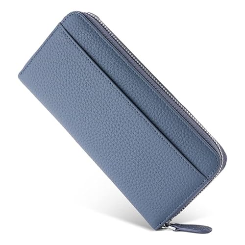 NURCIX Lederbrieftasche Für Damen Und Herren Kreditkarten Clutch Tasche Schwarz/Blau/Braun/Rosa/Weiß/Grau/Grün/Khaki/Orange/Dunkelgrün Karten/dunkelgrün von NURCIX