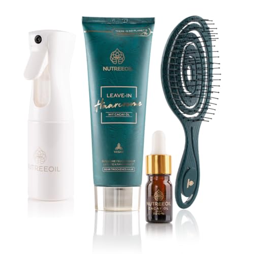 NUTREEOIL Haarpflege Geschenkset für Frauen | Set mit 4 hochwertigen Pflegeprodukten als Geschenk | Feuchtigkeitspflege für alle Haartypen von NUTREEOIL