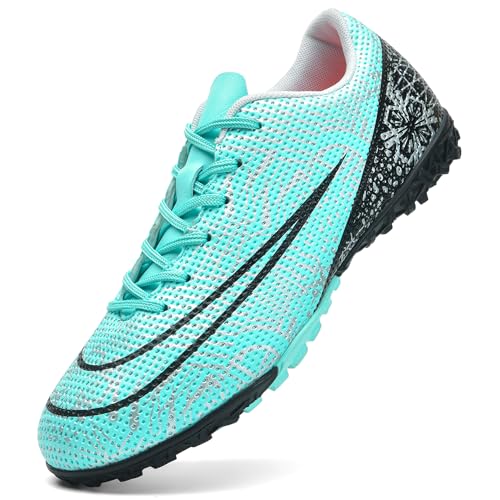 NUTTOPL Fußballschuhe Herren Anti-Rutsch-Spikes Kunstrasen Fussballschuhe Kinder Jungen Outdoor-Training Fußballschuhe Professionelle Turf Fußballschuhe Türkis 39 EU NUTTOPL Fußballschuhe Herren Anti-Rutsch-Spikes Kunstrasen Fussballschuhe Kinder Jungen Outdoor-Training Fußballschuhe Professionelle Turf Fußballschuhe Türkis 39 EU von NUTTOPL