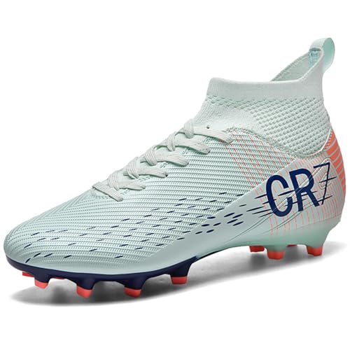 NUTTOPL Fußballschuhe Herren Professionelle Fussballschuhe Kunstrasen Jugendliche Athletics Trainingsschuhe Outdoor Sport Football Schuhe Mondfarbe 38 EU von NUTTOPL