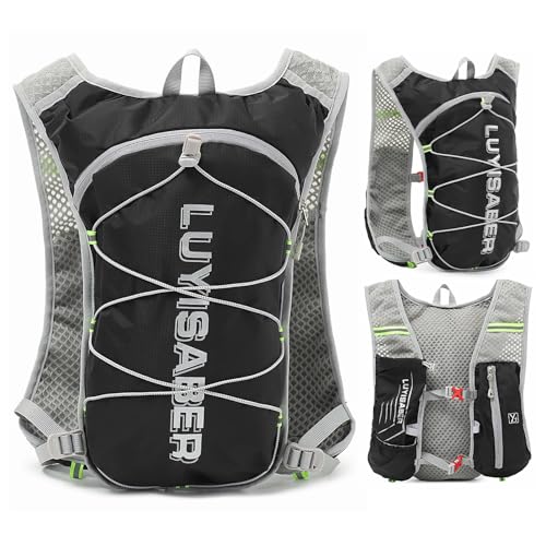 NUUOTP Laufweste Damen und Herren 2L Ultrleicht Laufrucksack Reflektierend Atmungsaktiver Running Vest Bergsteiger Trinkweste Laufrucksack Trinkrucksack zum Laufen für Jogging, Marathon, Radfahren NUUOTP Laufweste Damen und Herren 2L Ultrleicht Laufrucksack Reflektierend Atmungsaktiver Running Vest Bergsteiger Trinkweste Laufrucksack Trinkrucksack zum Laufen für Jogging, Marathon, Radfahren von NUUOTP