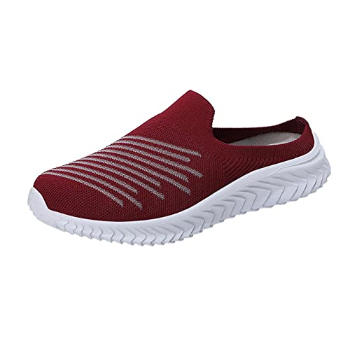 NUUROO Orthopädische Schuhe Damen Slip On Sneaker Sandalen Damen Sommer Ortho Soft Schlupfschuhe Hausschuhe Atmungsaktive Walking Mit Luftkissen Fussbett Frauen Gesundheitsschuhe Turnschuhe von NUUROO