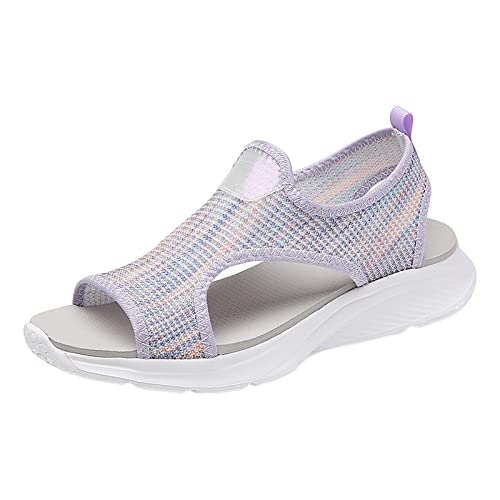 NUUROO Orthopädische Schuhe Damen Slip On Sneakers Sandalen Sommer Gesundheitsschuhe Hausschuhe Orthoback Clogs Krankenschwester Ballerina Pflege Bench Hallux Valgus Bequeme Elegant Breite Füße von NUUROO