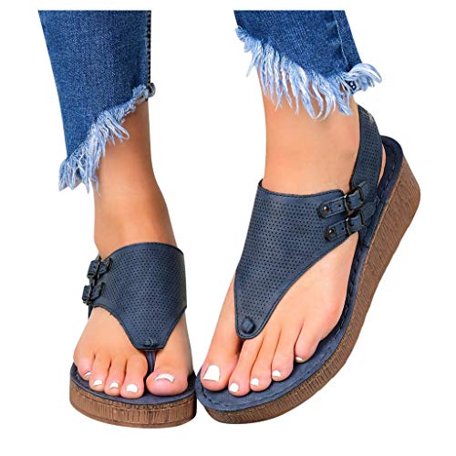 NUUROO Sandalen Damen Sommer, Damen Flip Flops Zehentrenner Sandalen Mesh Strand Sandalen Elegant Sommer Sandalen Sandaletten Elegante Lässig Strandsandalen Sommerschuhe von NUUROO