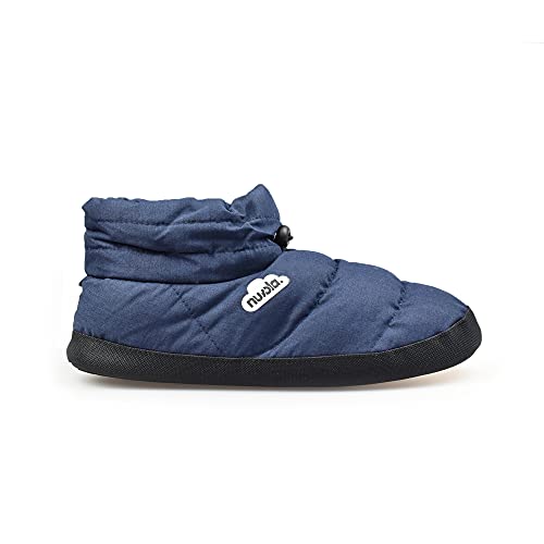 NUVOLA. Hausschuhe Herren Damen Rutschfester Sohle warm gepolstert bequem dunkelblau 42/43 EU von NUVOLA.