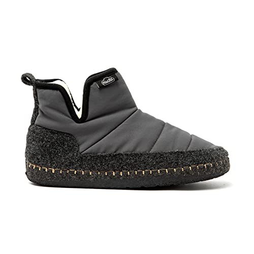 NUVOLA. Hausschuhe Herren Damen Rutschfester Sohle warm gepolstert bequem dunkelgrau 41 EU von NUVOLA.
