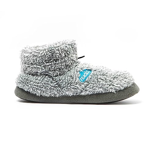 NUVOLA. Hausschuhe Herren Damen Rutschfester Sohle warm gepolstert bequem grau 42/43 EU von NUVOLA.
