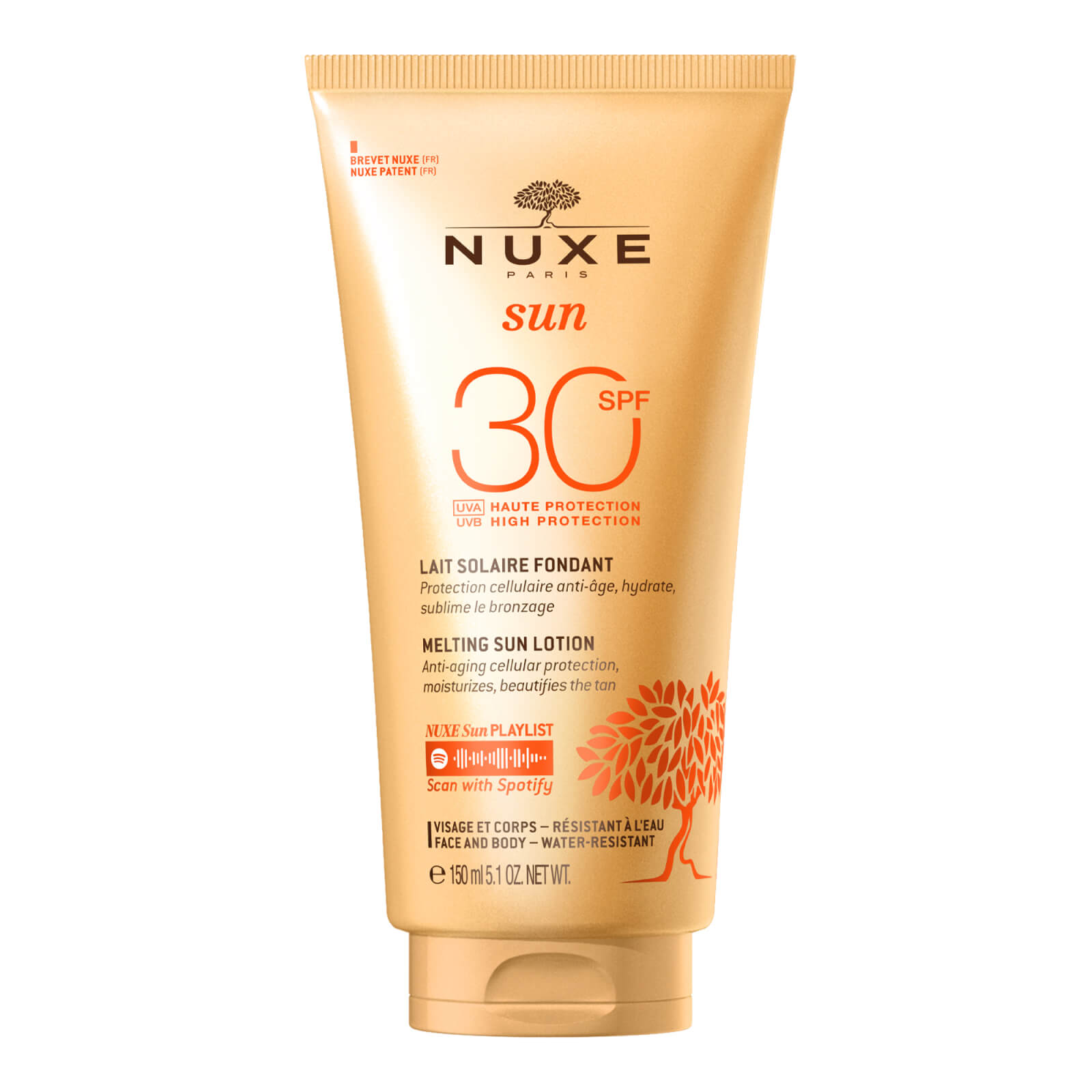 Feine NUXE Sun Face- und Body-Lotion Lichtschutzfaktor SPF 30 (150 ml) von NUXE