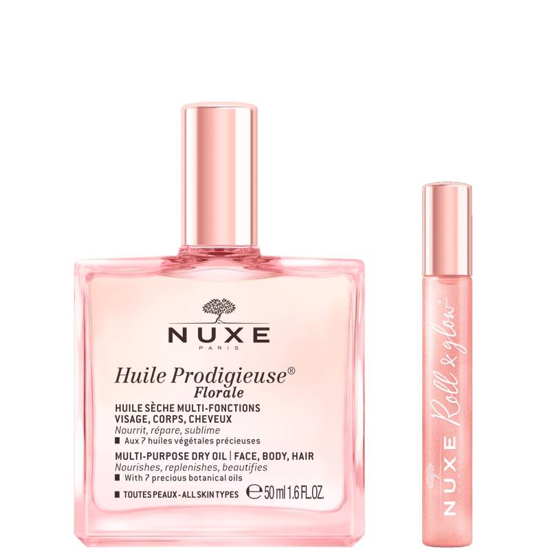 NUXE Huile Prodigieuse Florale Multi Purpose Dry Oil 50ml & Roll On von NUXE