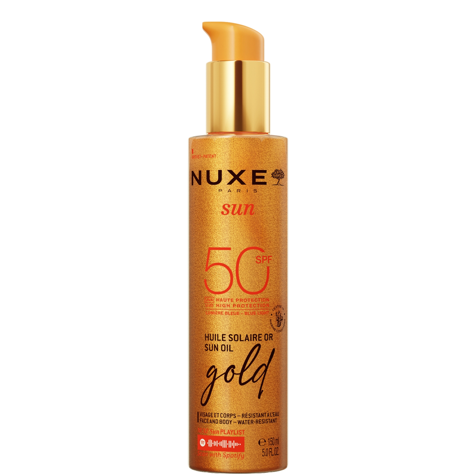 Nuxe Sun Oil Shimmering Gold SPF 50 150ml Nuxe Sun Oil Shimmering Gold SPF 50 150ml von NUXE