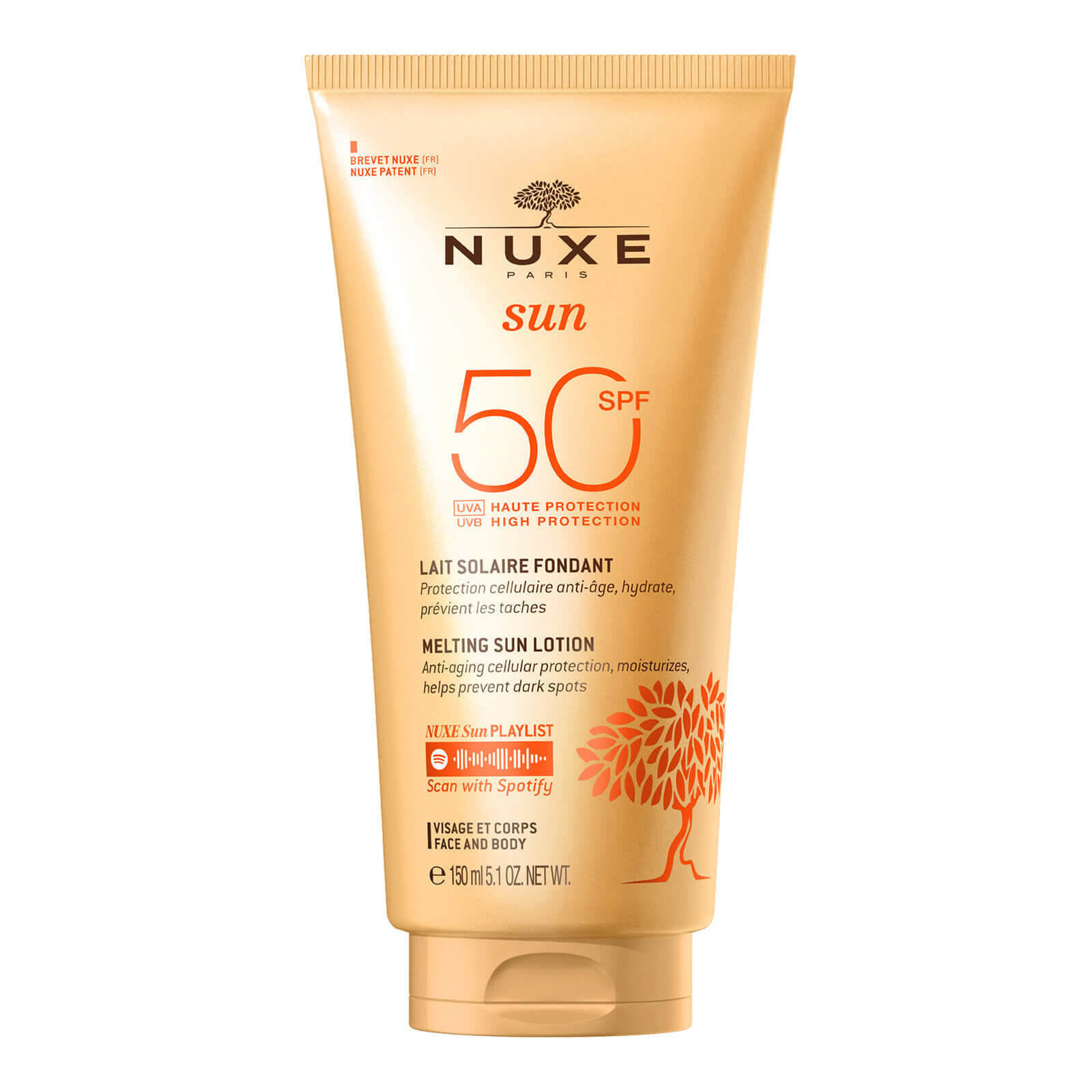 NUXE Sun SPF 50 High Protection Melting Lotion 150ml von NUXE