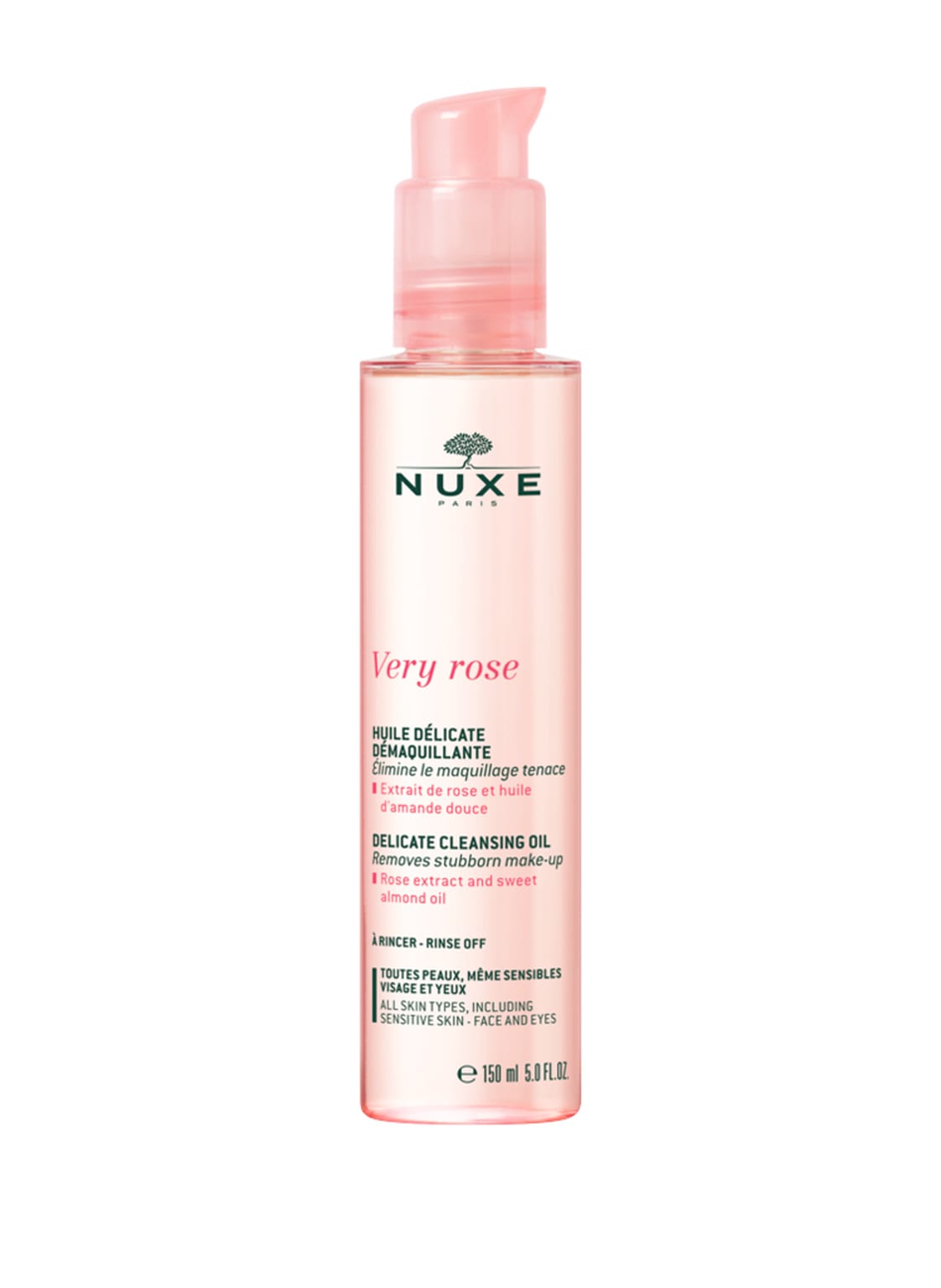 Nuxe Very Rose Delicate Cleansing Oil 150 ml von NUXE