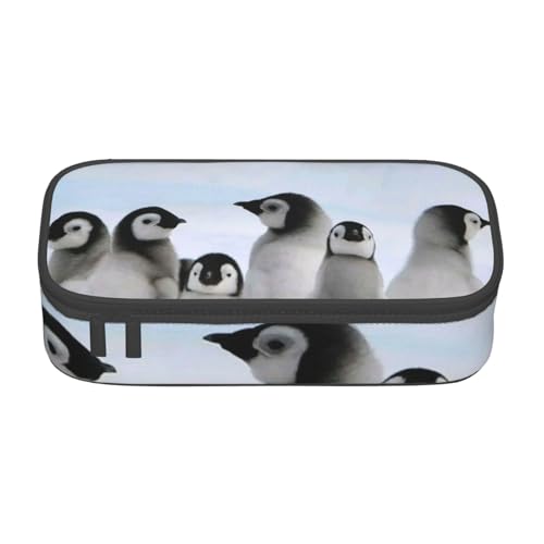 NUYFVG Federmäppchen mit großem Fassungsvermögen und mehreren Fächern, bedruckt, wasserabweisend, Polyester, Schulbedarf-Organizer (quadratisches Design) von NUYFVG