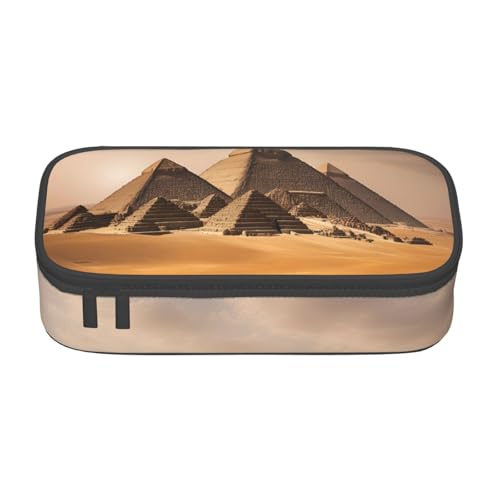 NUYFVG Pyramids of Egypt Multifunktionales Federmäppchen Schreibwaren Aufbewahrungstasche Zubehör Kosmetikartikel Erwachsene von NUYFVG