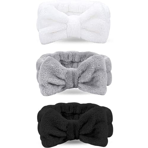 NUZBCPETR Make-up-Haarband aus Korallensamt for Spa, Sport, Yoga, Gesichtswaschen, Duschen und Schminken. von NUZBCPETR