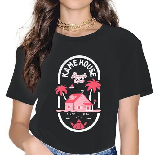 Kame House T Shirt Beach Sea Fashion Tees Black L von NUmaiTUA