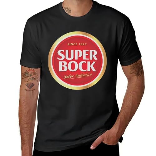 Super Bock Vintage Beer T-Shirt Black 3XL von NUmaiTUA