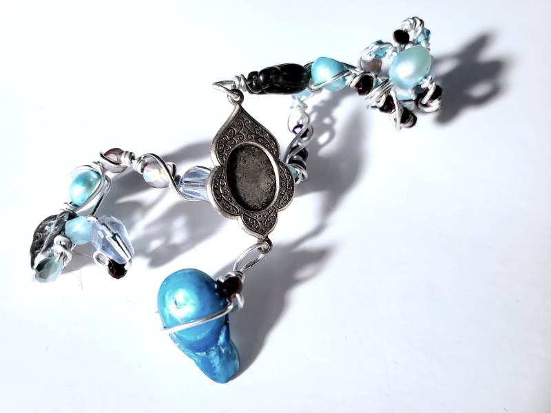 Dread Perle - Süsswasserperlen Geflochtener Silberfarbener Aluminiumdraht Meerjungfrau Perlen Für Dreadlocks, Locken & Zöpfe Winterhochzeit Dread Perle - Süsswasserperlen Geflochtener Silberfarbener Aluminiumdraht Meerjungfrau Perlen Für Dreadlocks, Locken & Zöpfe Winterhochzeit von NVCL3ARBVTT3RFLY