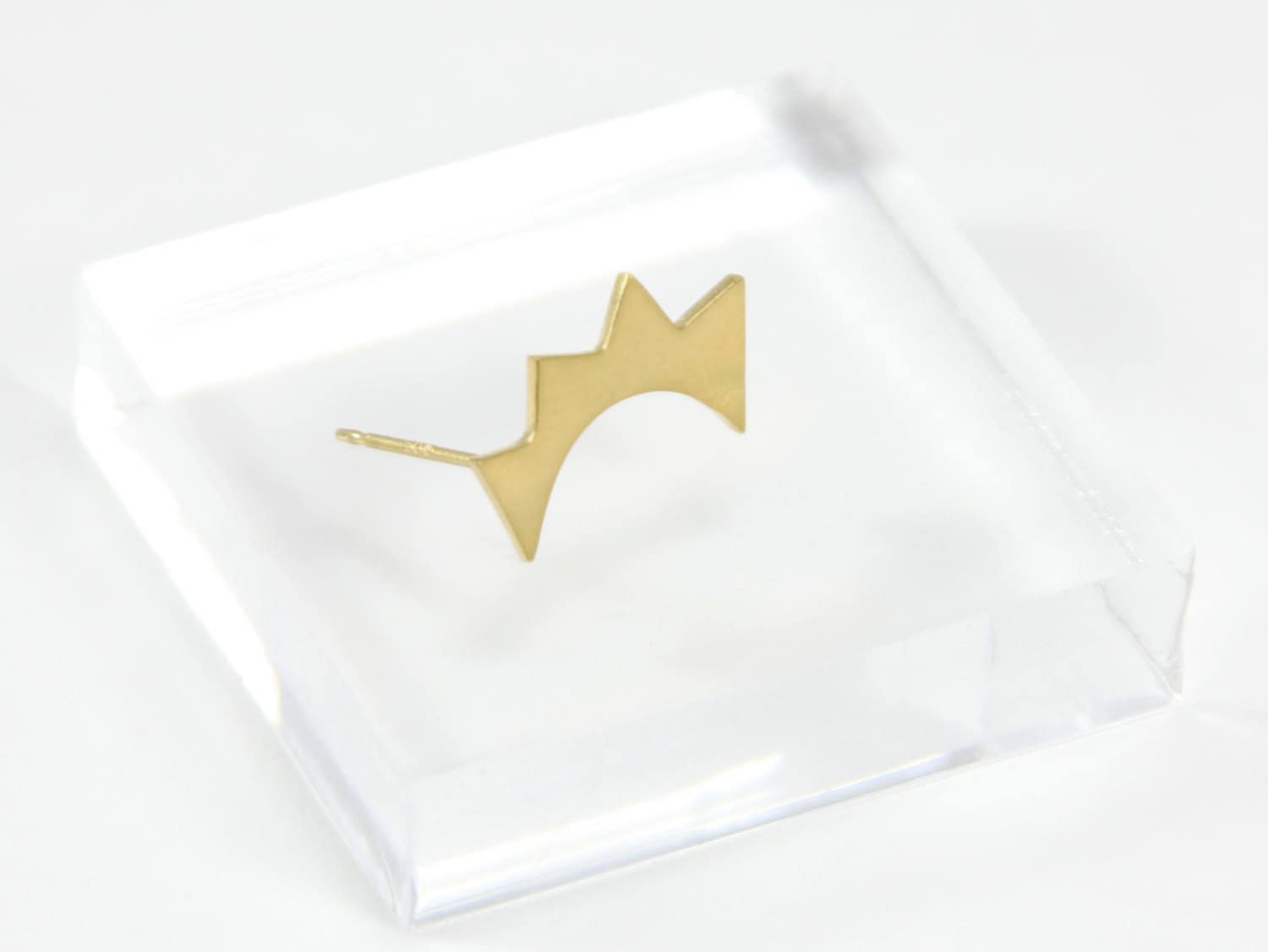 Chevron Ohrstecker Einzelohrring 14K Vermeil Ohr Kletterer Oder Handgefertigter Schmuck Chevron Ohrstecker Einzelohrring 14K Vermeil Ohr Kletterer Oder Handgefertigter Schmuck von NVMBRDCMBR