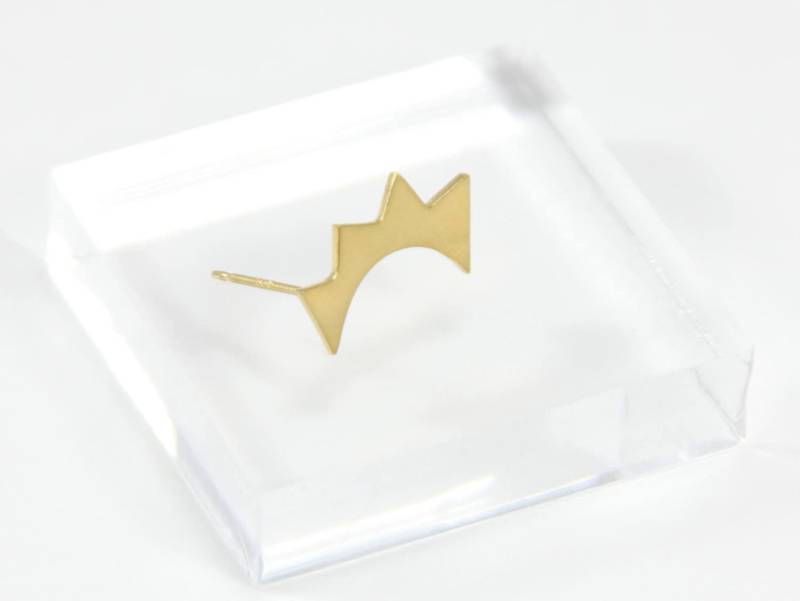 Chevron Ohrstecker Einzelohrring 14K Vermeil Ohr Kletterer Oder Handgefertigter Schmuck Chevron Ohrstecker Einzelohrring 14K Vermeil Ohr Kletterer Oder Handgefertigter Schmuck von NVMBRDCMBR