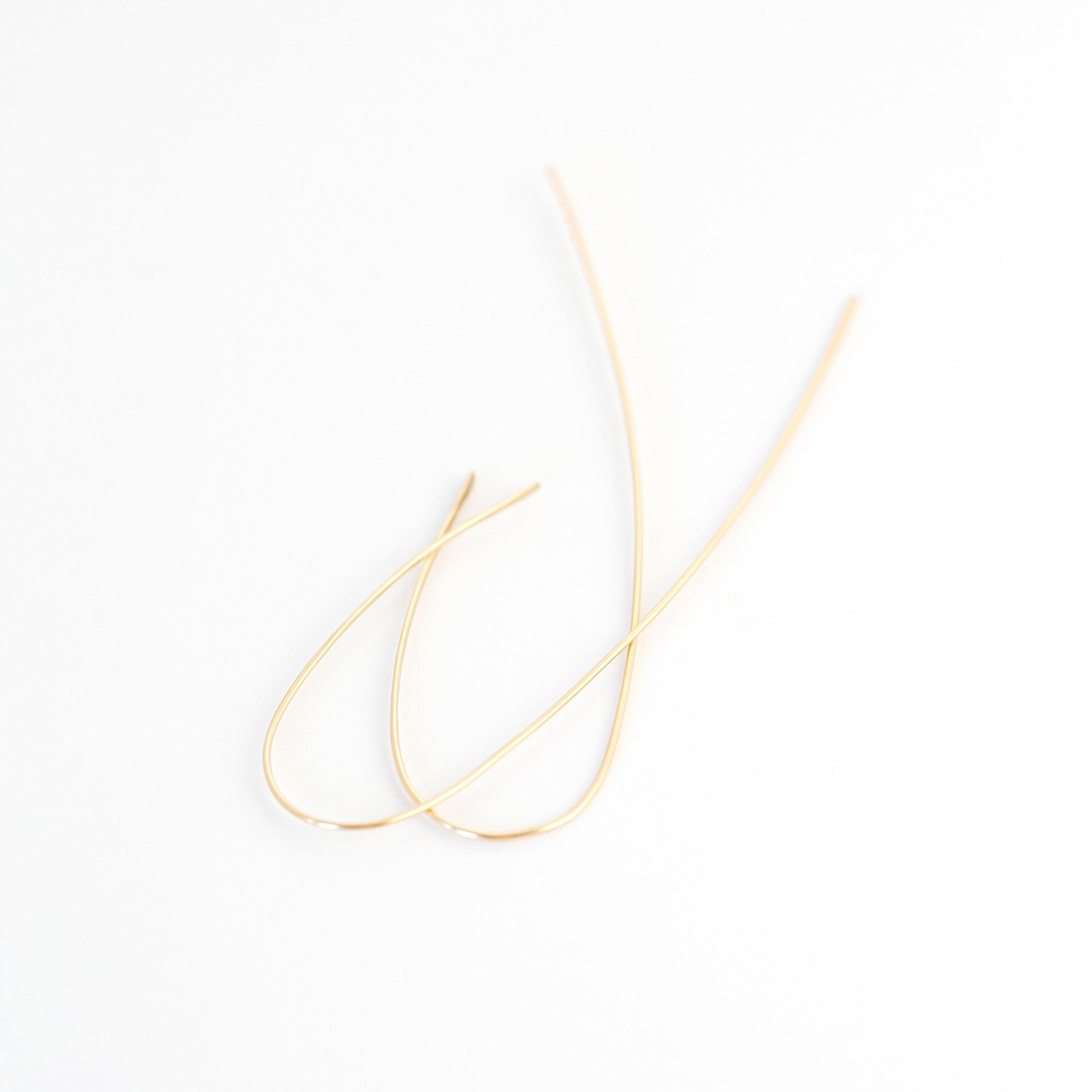 Gehämmerte Faden Ohrringe Wendebare Einfädler Sterling Silber, Gold Filled Oder 14K Handgefertigtes Paar Nvmbr Dcmbr Gehämmerte Faden Ohrringe Wendebare Einfädler Sterling Silber, Gold Filled Oder 14K Handgefertigtes Paar Nvmbr Dcmbr von NVMBRDCMBR