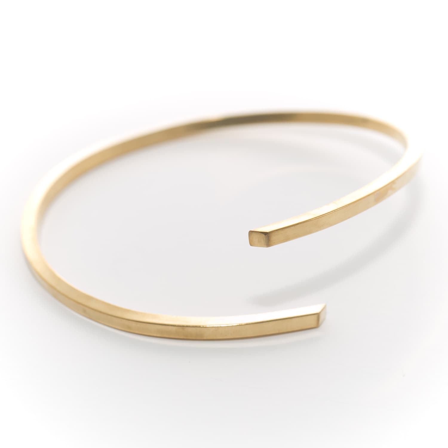 Überlappen Armreif - 18 K Gold Vermeil, Sterling Silber Oder Messing Manschette Mit Verjüngten Enden Überlappen Armreif - 18 K Gold Vermeil, Sterling Silber Oder Messing Manschette Mit Verjüngten Enden von NVMBRDCMBR