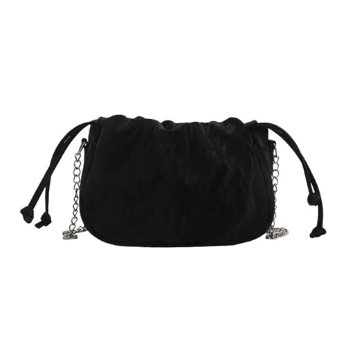 Damentasche Herbst Winter Crossbody Wolken Chinesische Stile Schulter Einkaufen Casual Achsel für den Alltag Frauen Schulter Chinesische Stile Crossbody Casual Pendeln Wolke, Schwarz , One Size von NVOQILIN