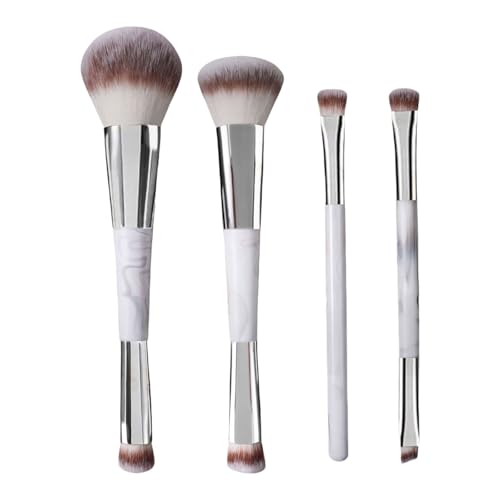 Doppelseitiges Make-up-Pinsel-Set, Rouge, flüssiges Make-up, Lidschatten, Puder, Mischpinsel, Reise-Make-up-Pinsel-Set, Damen-Pinsel-Set von NVOQILIN