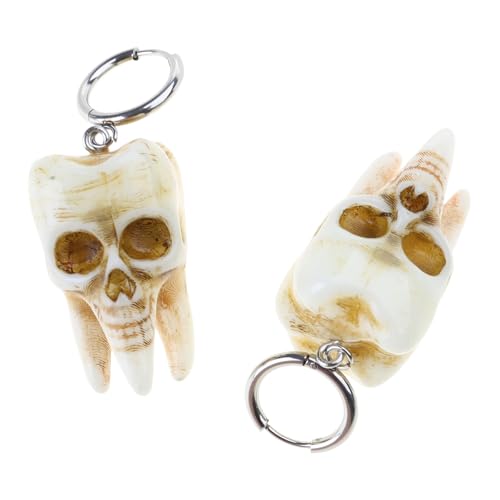 Einzigartige Totenkopf-Ohrringe, Gothic-Stil, Punk, Modeschmuck, Accessoire, Damen-Geschenke für trendige Frauen, Rocker, Statement-Ohrringe Einzigartige Totenkopf-Ohrringe, Gothic-Stil, Punk, Modeschmuck, Accessoire, Damen-Geschenke für trendige Frauen, Rocker, Statement-Ohrringe von NVOQILIN