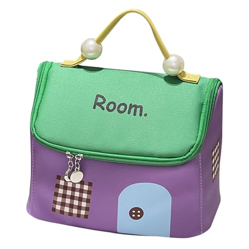 Elegante Kosmetiktasche in Hausform, Reisefreundlich, Make-up-Tasche für Frauen, die Funktionalität und Individualität suchen, Make-up-Organizer, 02style, Mass Beauty von NVOQILIN