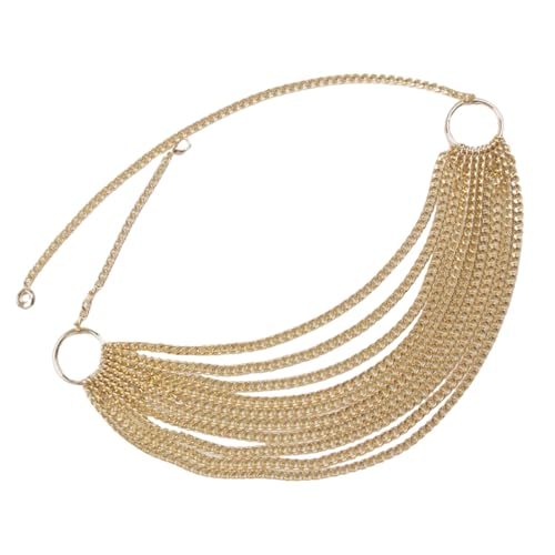 Geschichtete, dicke Kette für Mode-Liebhaber, vielseitige Designs, ergänzt und Veranstaltungen, stabile Metallkette von NVOQILIN