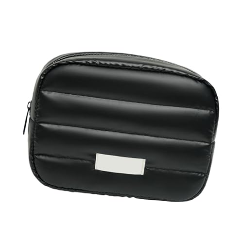 Große Kapazität, Reise-Make-up-Tasche für Damen, praktische Kosmetiktasche für Urlaub oder Geschäftsreisen, Geschäftsreise, Kosmetiktasche, Schwarz , Mass Beauty von NVOQILIN