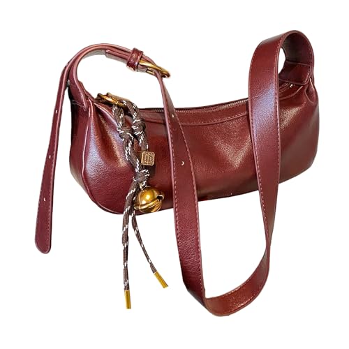 NVOQILIN Anspruchsvolle Unterarmtasche aus PU-Leder, lässige Schultertaschen bieten Funktionalität und Mode für verschiedene Anlässe, Studententasche, a, One Size von NVOQILIN