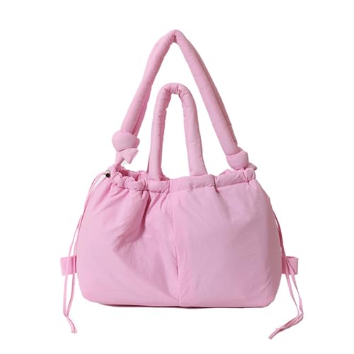 NVOQILIN Damen-Umhängetasche, einfarbig, modische Handtasche, schlichter Rucksack, große Kapazität, Schultertasche, große Kapazität, Rucksack mit großem Fassungsvermögen, einfarbig, a, One Size von NVOQILIN