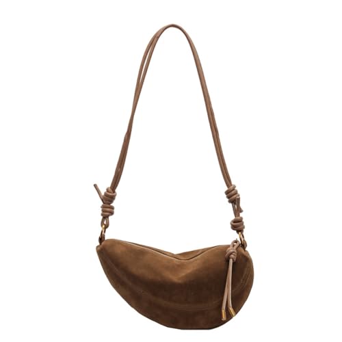 NVOQILIN PU-Umhängetasche für Damen, leichte und praktische Umhängetasche, Achseltasche mit verstellbarem Riemen, für den täglichen Pendler, braun, One Size NVOQILIN PU-Umhängetasche für Damen, leichte und praktische Umhängetasche, Achseltasche mit verstellbarem Riemen, für den täglichen Pendler, braun, One Size von NVOQILIN