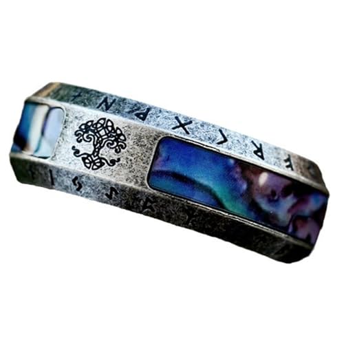 NVOQILIN Praktische nordische Yggdras-Ringe für Herren mit keltischem Knoten, Punk-Biker-Amulett, Vintage-Stil, Schmuck, Accessoire, Mythologie-Schmuck von NVOQILIN