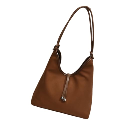 NVOQILIN Slouchy Bag für Frauen 2024 Retro Herbst Winter Schultertaschen Große Kapazität Handtasche Eimer Tasche Retro Unterarm Geldbörse Damen Schulter Handtasche, braun, One Size von NVOQILIN