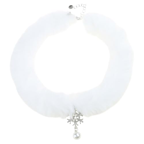 NVOQILIN Trendige Halsketten Anhänger Choker Halskette Verstellbare Kette Halskette Weihnachten Schneeflocke für Hochzeiten Weihnachten, Einheitsgröße, Wie beschrieben, Wie beschrieben von NVOQILIN