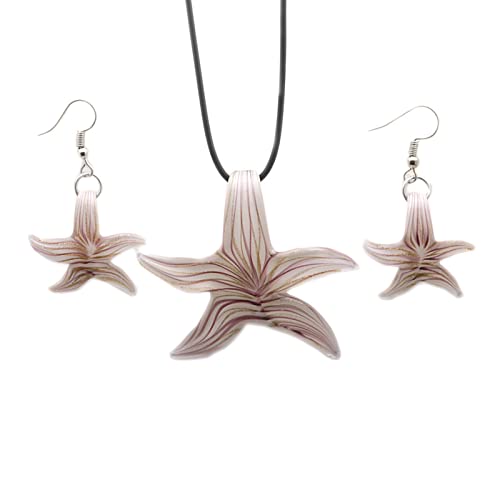 NVOQILIN Tropfenförmige Ohrringe, Halsketten, Ohrringe, Schmuck, Harz, Party-Schmuckzubehör, Kunstharz-Set von NVOQILIN